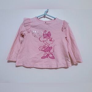 Joe Fresh Pink Long Sleeve Kids Tee